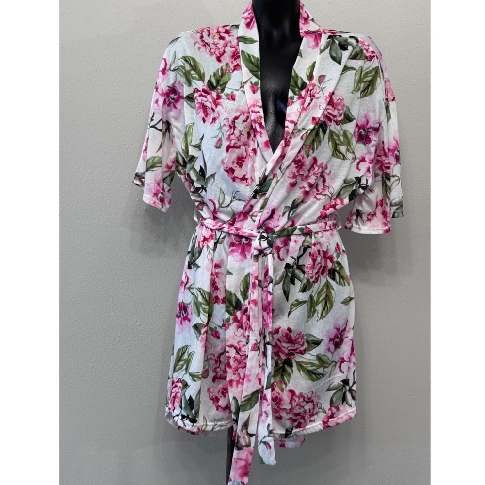 Show Me Your Mumu Brie Floral Thin Robe Womens Belted Garden of Blooms One Size